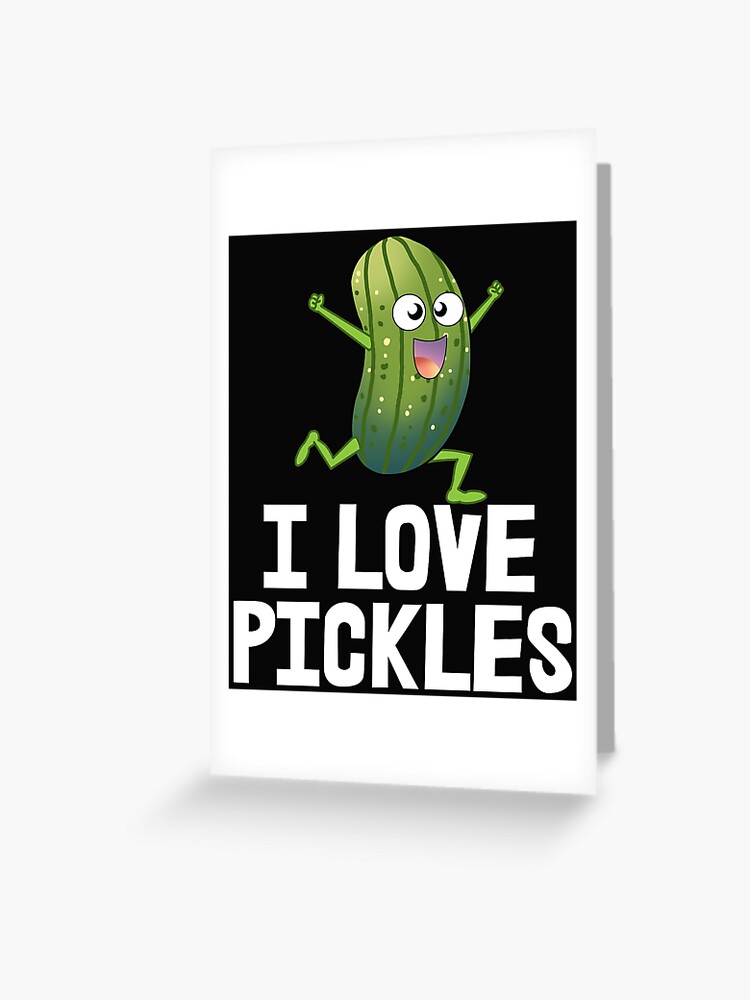 JennyGems I Love You More Than I Love Pickles and I Really Love Pickles |  Wood Sign | I Love You Gifts | Pickles Decor |Funny Pickles Gifts Wood Sign