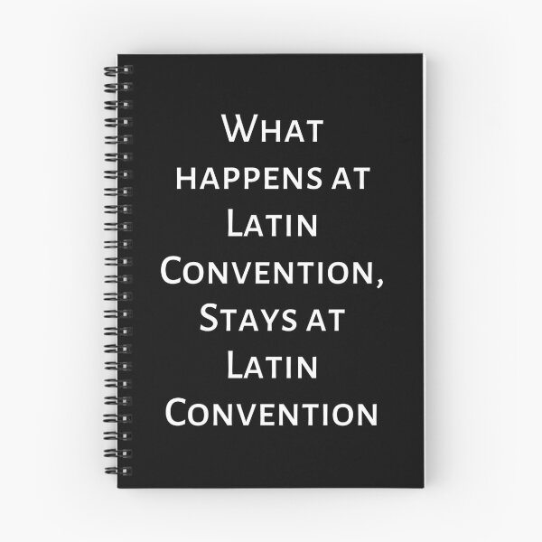 Item preview, Latin Convention designed and sold by ResGerendae.