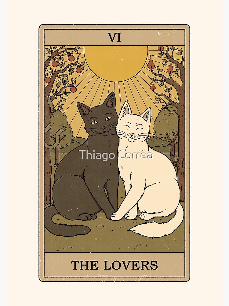 Thumbnail 3 of 3, Art Print, The Lovers designed and sold by thiagocorream.