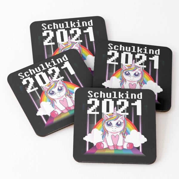 Item preview, School kid 2021 unicorn with rainbow design designed and sold by primetee.
