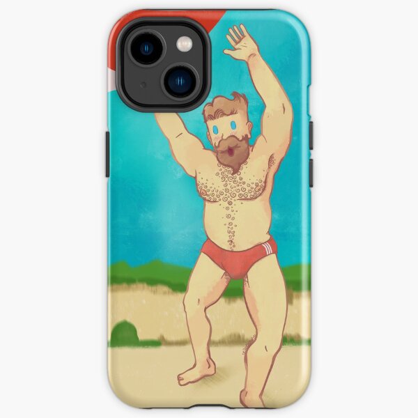 Beard on the beach iPhone Tough Case