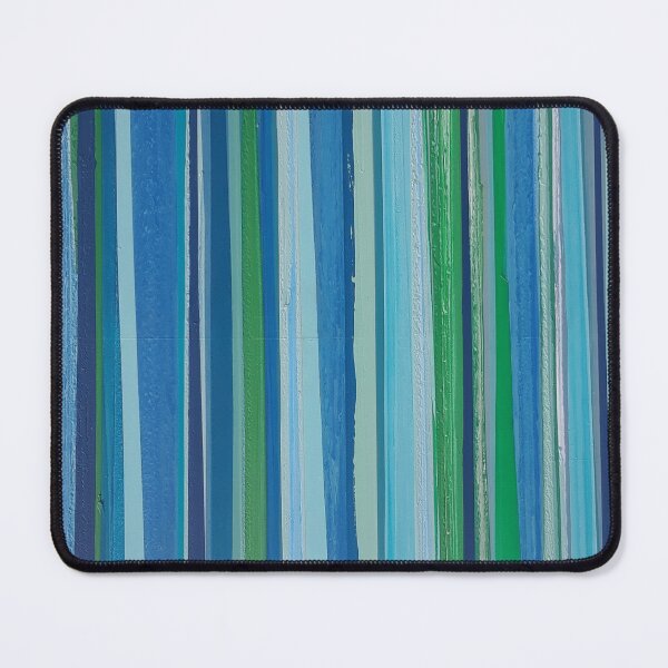 Item preview, Bold Painted Stripe in Blues and Greens designed and sold by yonni.