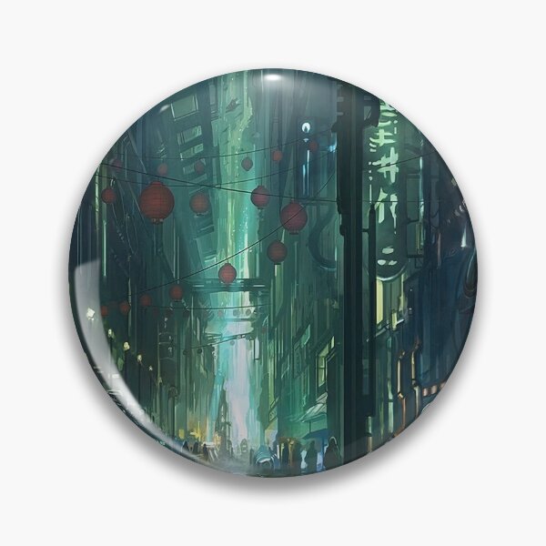 Artikelvorschau, Cyberpunk Sci Fi City entworfen und verkauft von SofiaStutio.