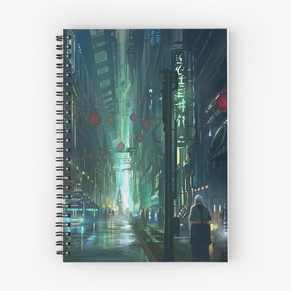 Item preview, Cyberpunk Sci Fi City designed and sold by SofiaStutio.