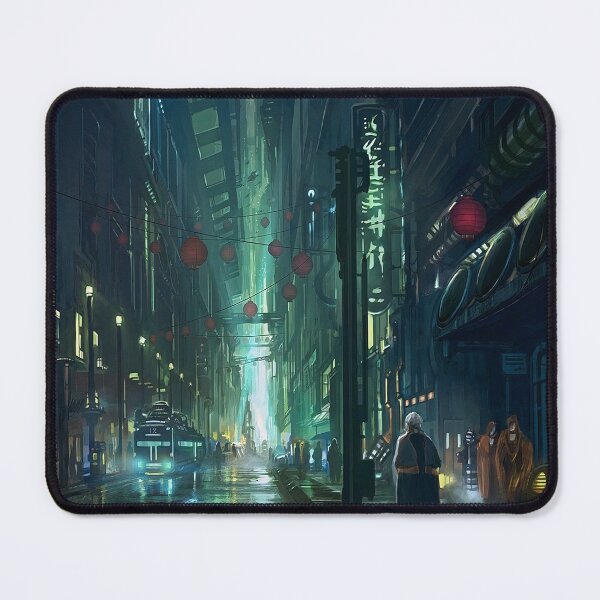 Item preview, Cyberpunk Sci Fi City designed and sold by SofiaStutio.