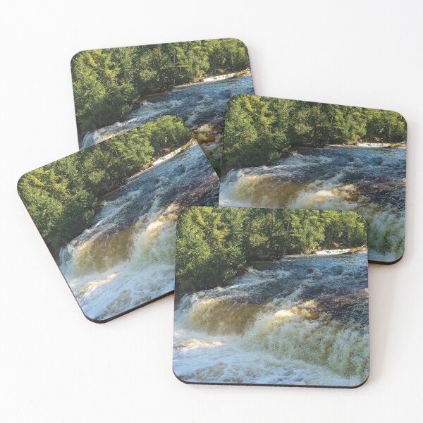 Item preview, Ocqueoc WaterFalls of Northest Michigan - Flowing Water Wilderness - Presque Isle MI designed and sold by Loving Nature Gifts.