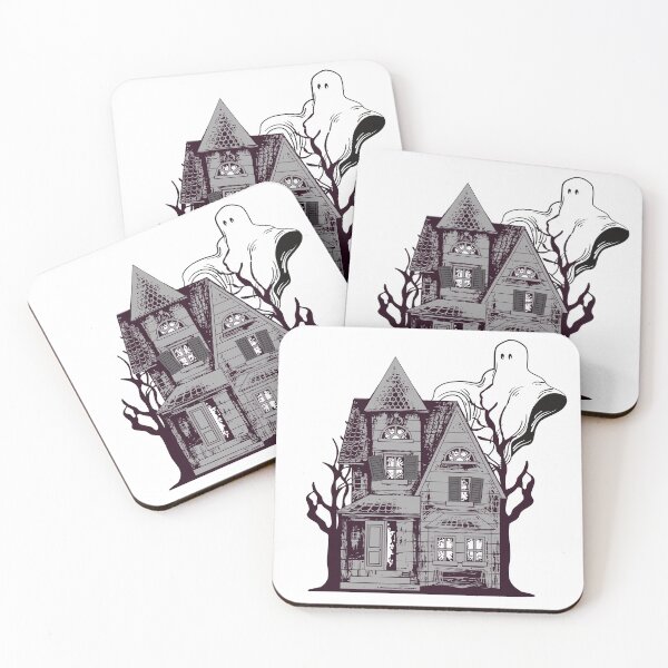Item preview, Haunted house with ghost designed and sold by razaldo.