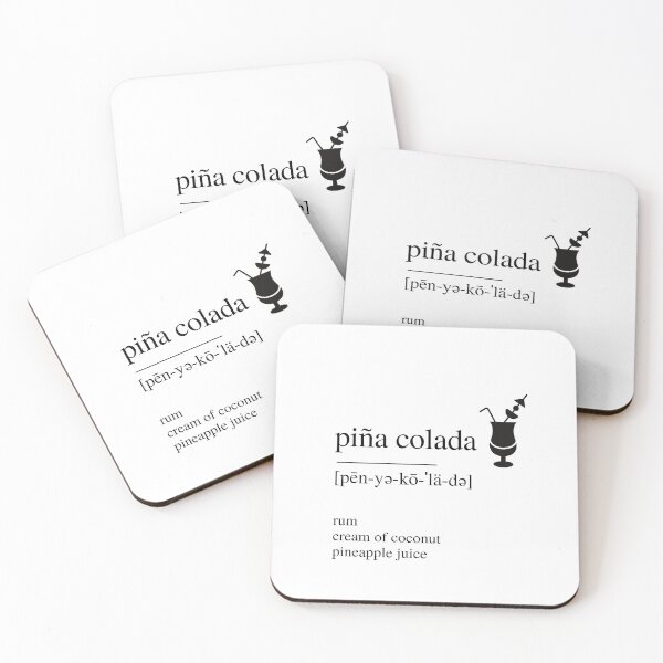 Item preview, Piña Colada cocktail designed and sold by ALushLifeManual.