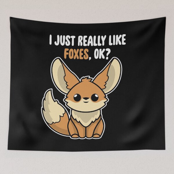 Item preview, I Just Really Like Foxes OK ? Cute Toddlers Kids design designed and sold by theodoros20.