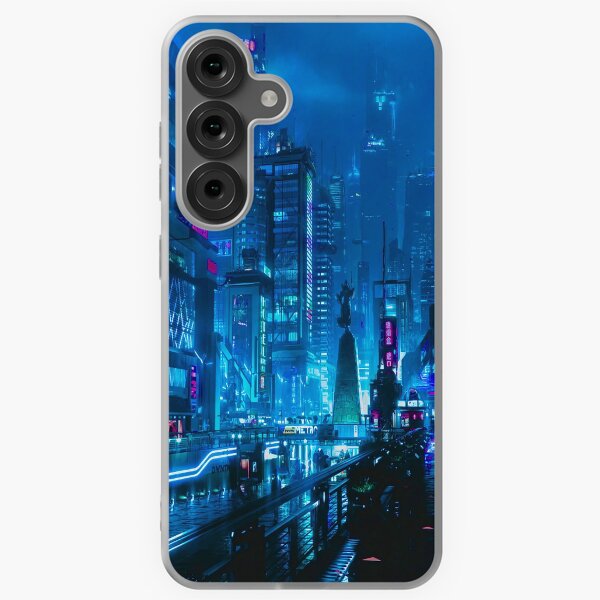 Item preview, Cyberpunk Sci Fi City designed and sold by SofiaStutio.