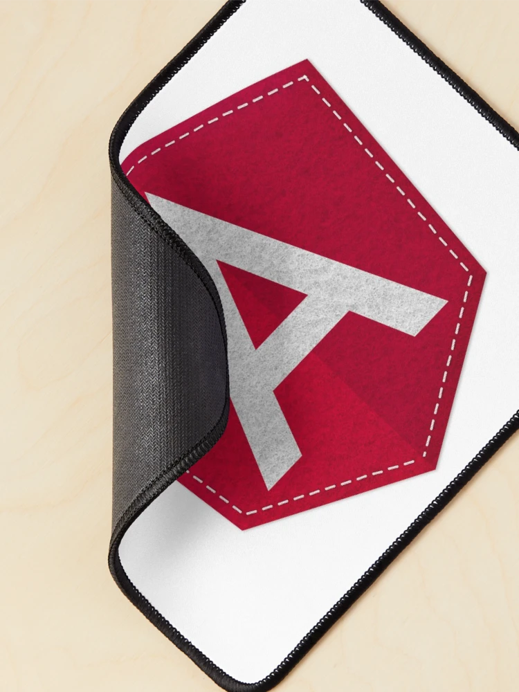 Thumbnail 2 of 5, Mouse Pad, Angular Logo JS JavaScript Developer designed and sold by vladocar.