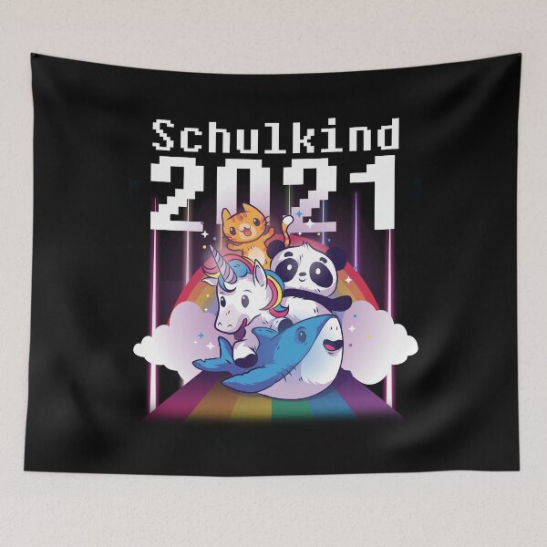 Item preview, School kid 2021 cute animals with rainbow design designed and sold by primetee.