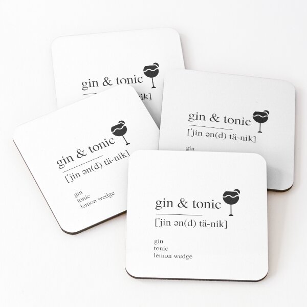 Item preview, Gin and Tonic cocktail designed and sold by ALushLifeManual.