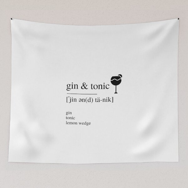 Item preview, Gin and Tonic cocktail designed and sold by ALushLifeManual.