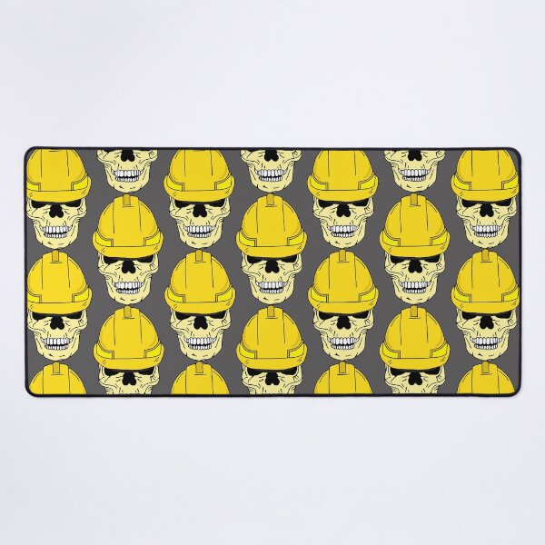 Item preview, Skull Wearing Construction Helmet designed and sold by HotHibiscus.