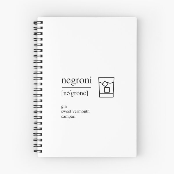Item preview, Negroni cocktail designed and sold by ALushLifeManual.