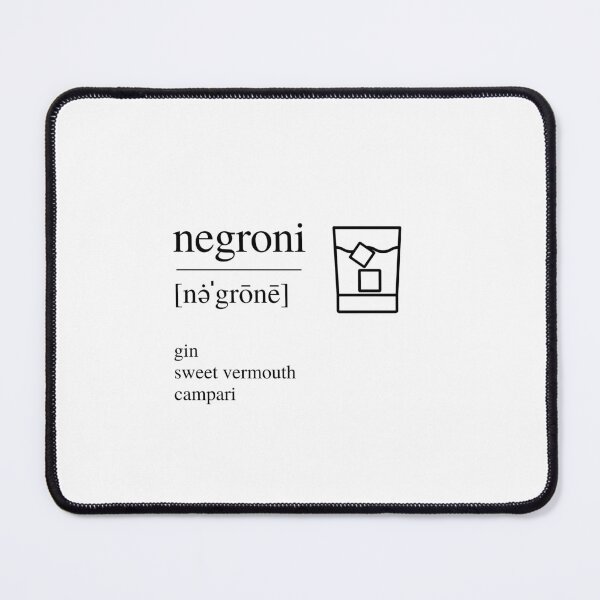 Item preview, Negroni cocktail designed and sold by ALushLifeManual.