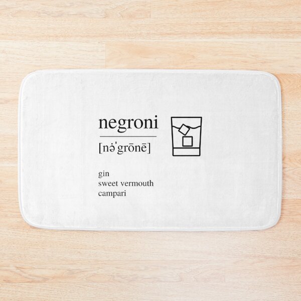 Item preview, Negroni cocktail designed and sold by ALushLifeManual.