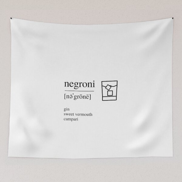 Item preview, Negroni cocktail designed and sold by ALushLifeManual.