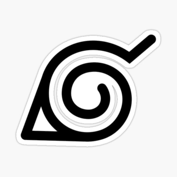 Leaf ninja sign konnohha village Sticker