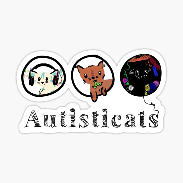 Item preview, Three Autisticats  designed and sold by O1RSH.