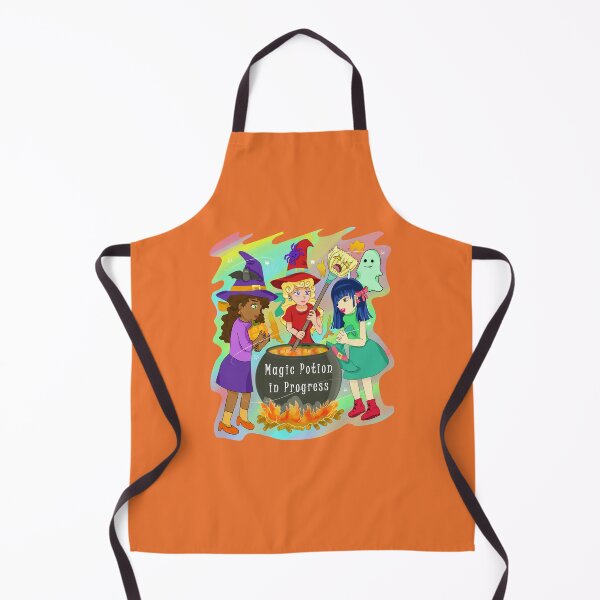 Item preview, Three Witches preparing a Magic Potion - Halloween theme Art illustration designed and sold by Kalin-Lyfe.