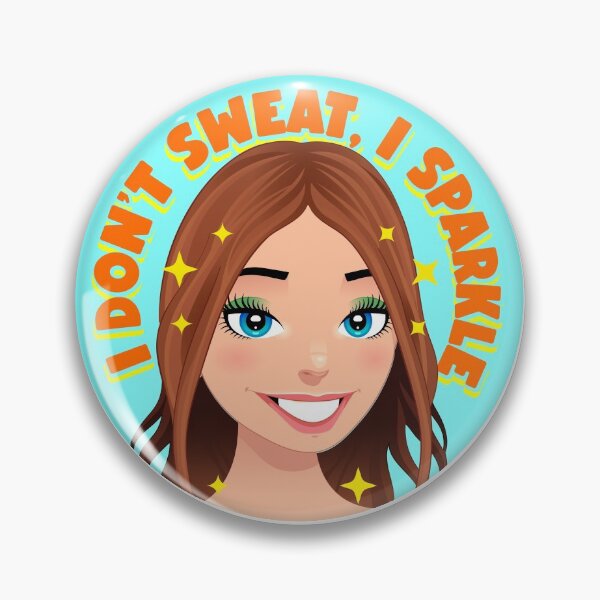 Item preview, Sparkle Self Love Shining Star I Don't Sweat designed and sold by StickerbashCo.
