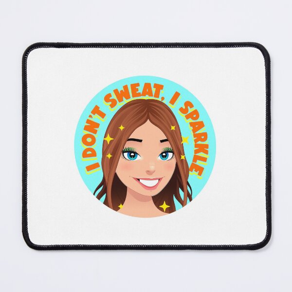 Item preview, Sparkle Self Love Shining Star I Don't Sweat designed and sold by StickerbashCo.