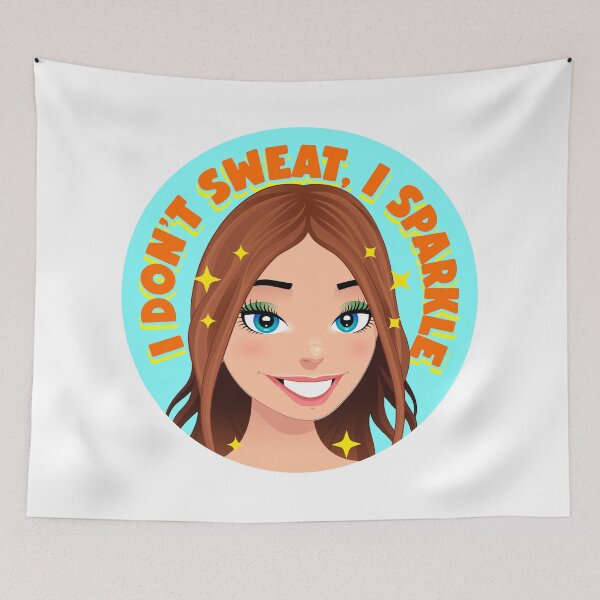 Item preview, Sparkle Self Love Shining Star I Don't Sweat designed and sold by StickerbashCo.