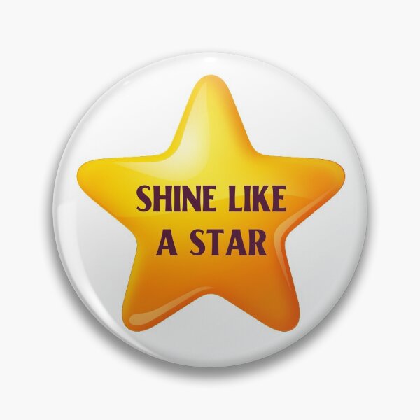 Item preview, Shine Like A Star Shine Bright Motivational Phrases designed and sold by StickerbashCo.