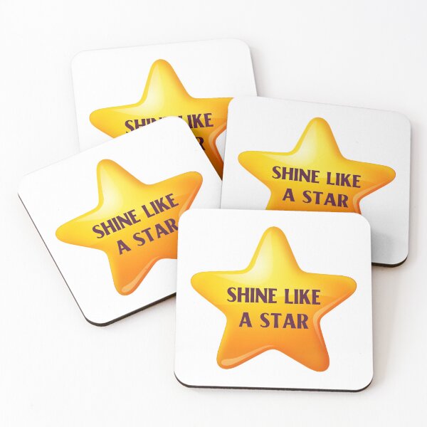 Item preview, Shine Like A Star Shine Bright Motivational Phrases designed and sold by StickerbashCo.
