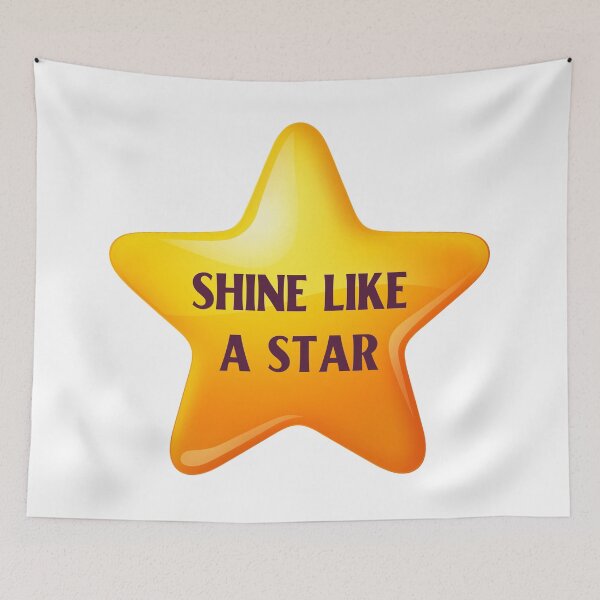 Item preview, Shine Like A Star Shine Bright Motivational Phrases designed and sold by StickerbashCo.