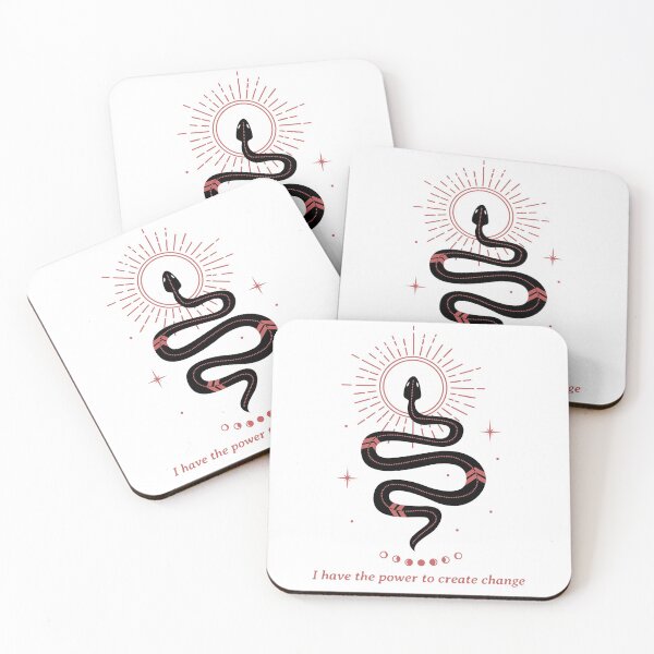 Item preview, Esotheric Snake Tarot Moon Boho Moon Phases designed and sold by GionaSophia.