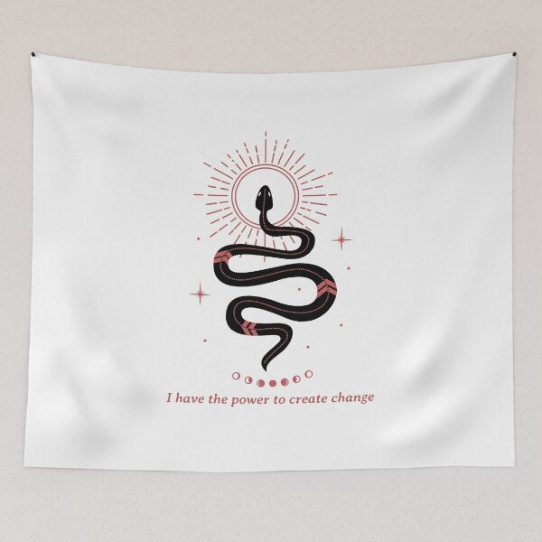 Item preview, Esotheric Snake Tarot Moon Boho Moon Phases designed and sold by GionaSophia.
