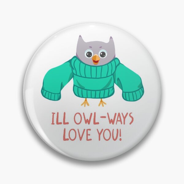 Item preview, Pun Phrases I Love You Cute Love Owlways designed and sold by StickerbashCo.
