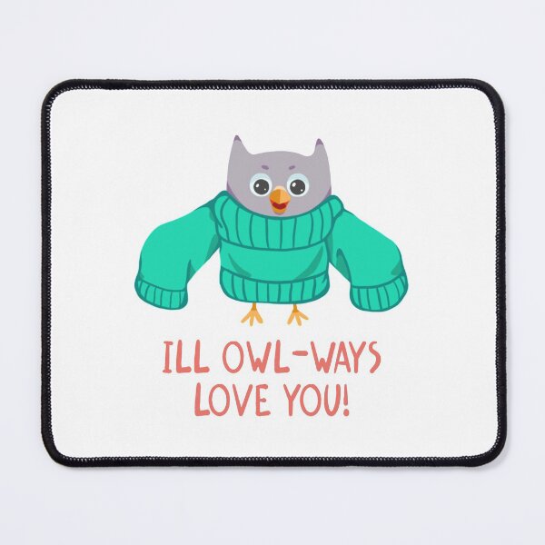 Item preview, Pun Phrases I Love You Cute Love Owlways designed and sold by StickerbashCo.