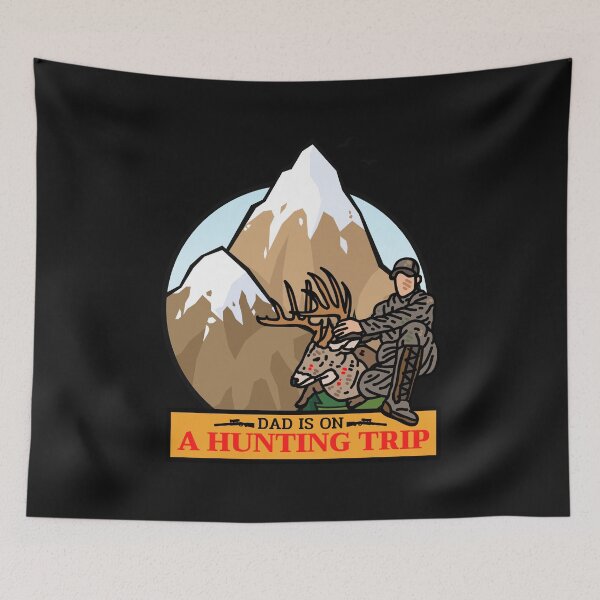 Item preview, Dad Is On A Hunting Stickers designed and sold by SugarrMonkey.