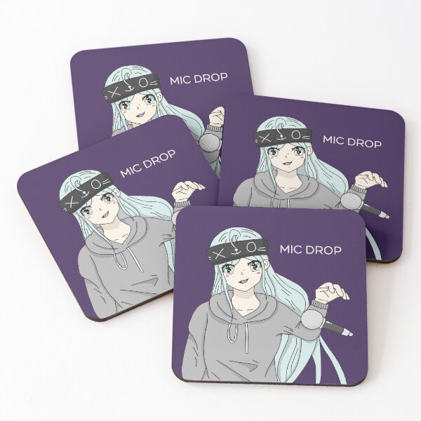 Item preview, MIC Drop - K-Pop Anime Girl designed and sold by STUDIO-72.