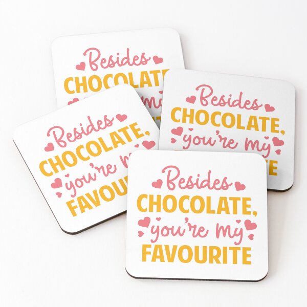 Item preview, You're My Favorite Chocolate Love Sayings Favorite Person designed and sold by StickerbashCo.