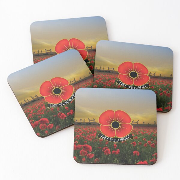 Item preview, Lest We Forget Remembrance - Field of poppies - Modern & Historic Military designed and sold by OffTheRock.