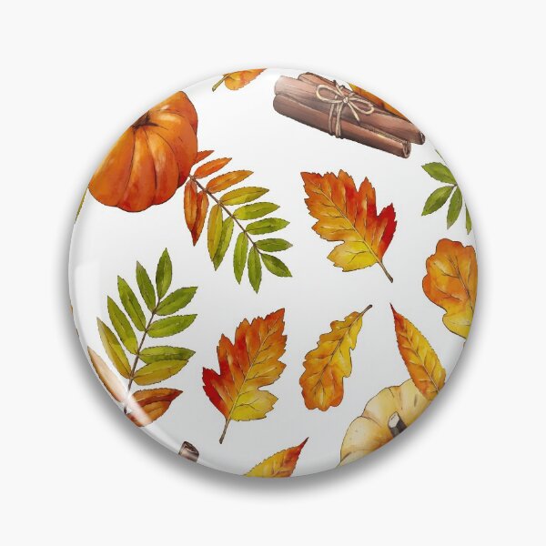 Item preview, Fall Duvet Cover | Vintage Floral Fall Duvet Cover | Watercolor Pumpkin Fall Duvet Cover designed and sold by FirstTouch.