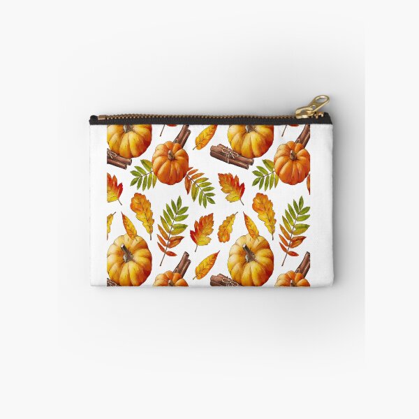 Item preview, Fall Duvet Cover | Vintage Floral Fall Duvet Cover | Watercolor Pumpkin Fall Duvet Cover designed and sold by FirstTouch.