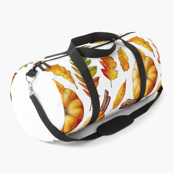 Item preview, Fall Duvet Cover | Vintage Floral Fall Duvet Cover | Watercolor Pumpkin Fall Duvet Cover designed and sold by FirstTouch.
