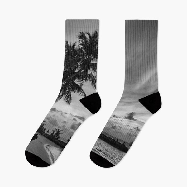Item preview, Sunset at Maldives in monochrome, Modern art, Wall art, Print, Modern personalised gifts, custom printed gifts. Photographic Print. designed and sold by CameraDesign.