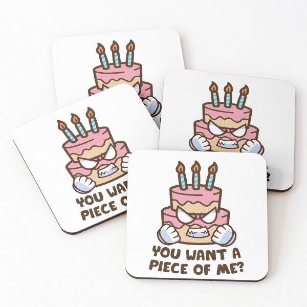 Item preview, You Want A Piece Of Me Funny Birthday Cake Piece Of Cake designed and sold by StickerbashCo.