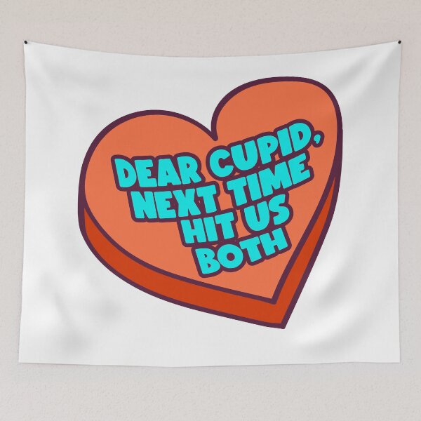 Item preview, Cupid Love Funny Sayings Dear Cupid designed and sold by StickerbashCo.