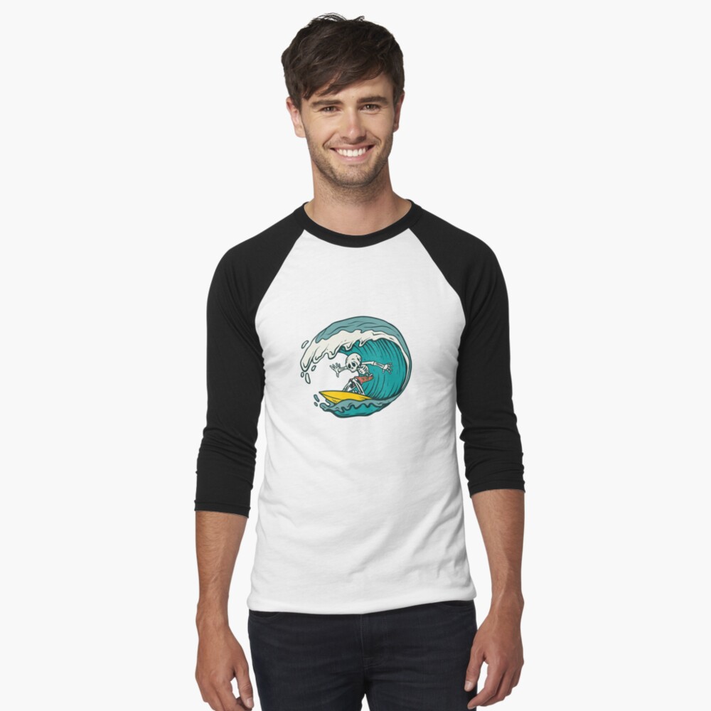 Aperçu de l'œuvre T-shirt baseball manches ¾ créée et vendue par itwasallmydream.