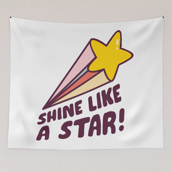 Item preview, Always Shine Inspirational Phrases You're A Star designed and sold by StickerbashCo.