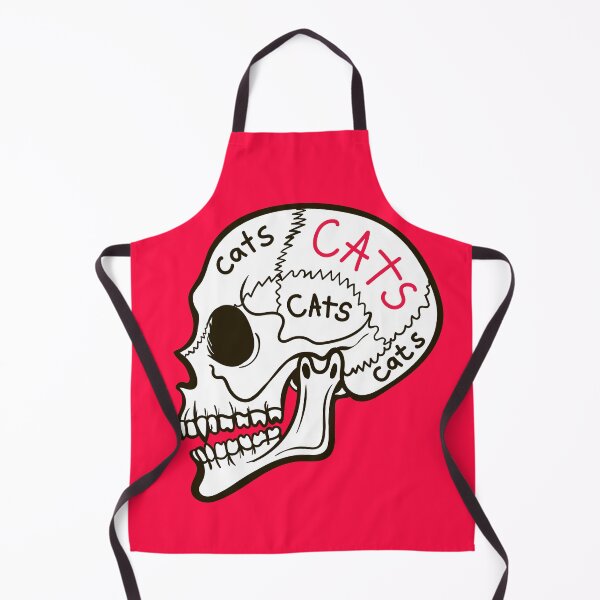 Item preview, skull, all thoughts about cats concept designed and sold by ShamanskaKate.