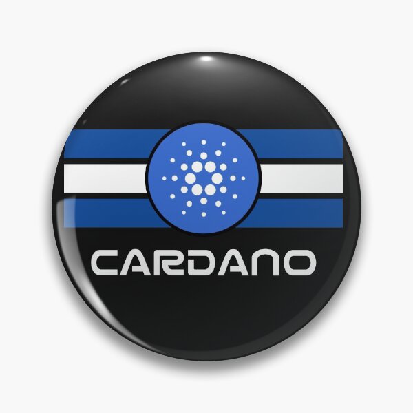 Item preview, Blue Striped Cardano (ADA) Crypto Design designed and sold by Funny-Tees4U.